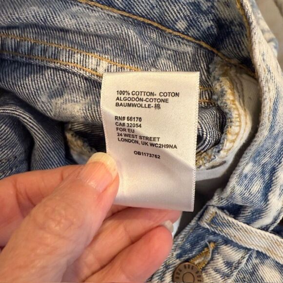 BDG Urban Outfitters Acid Wash Slim Straight Jeans 100% Cotton Size 27 - Picture 7 of 12